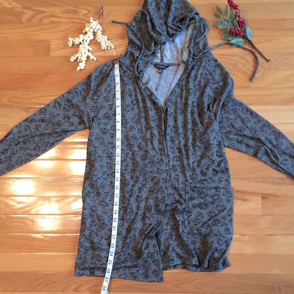 Lucky Brand Sweaters - Like new Lucky Brand open cardigan with hood!